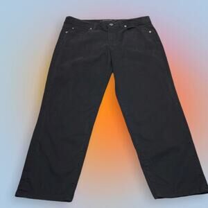 CALVIN KLEIN JEANS Women’s 12 Black Skinny Crop Chino